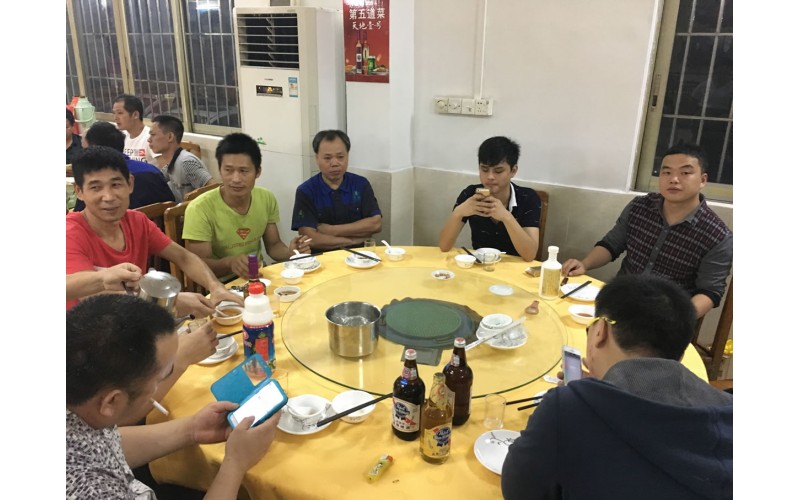 2017年生產部門積極組織團建活動